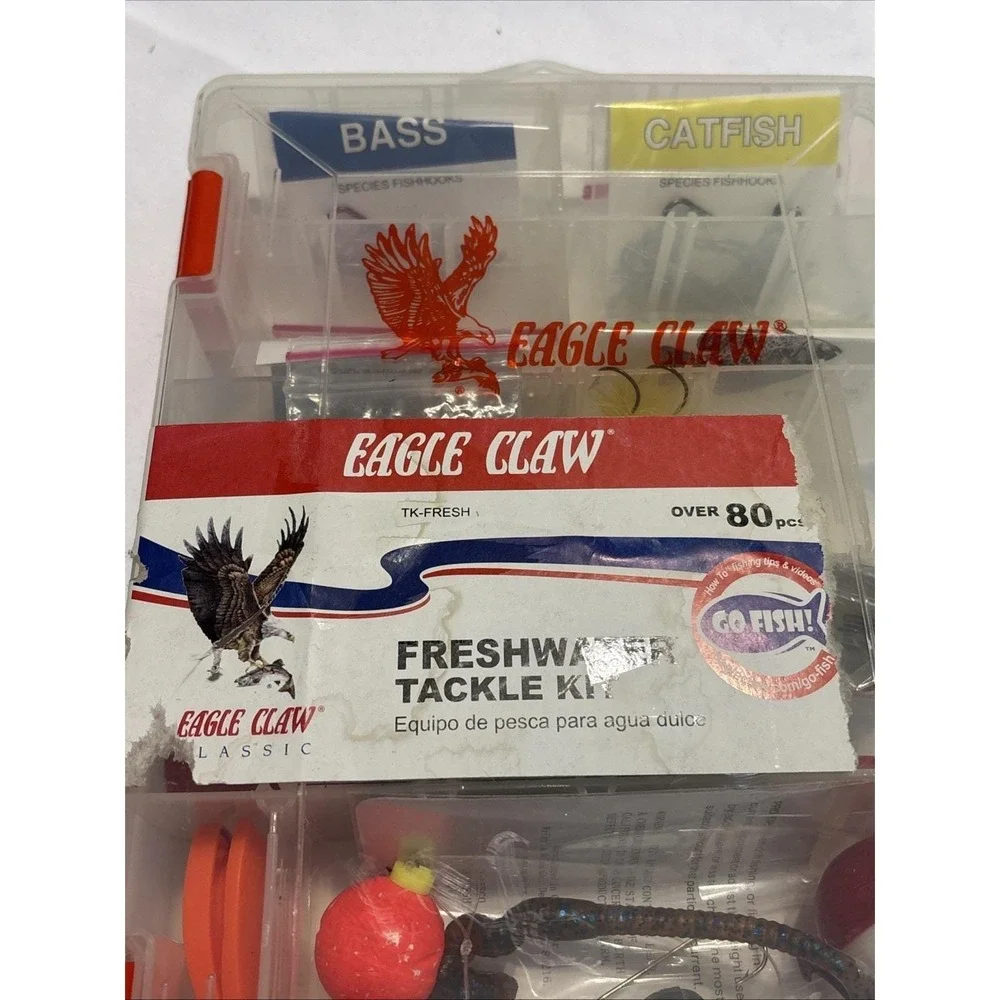 Vintage Eagle Claw Vintage Freshwater Tackle Kit 35+ Years Old